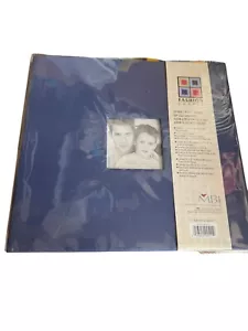 MBI Fashion Fabric Post Bound Album W/Window 12"X12"-Blue 802511 - Picture 1 of 4