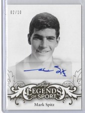 Mark Spitz 2015 Leaf Legends of Sport Gold Auto Autograph 02/10