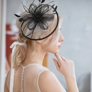 Chic Banquet Party Fascinators For Women Tea Party Hat Decor Party Wedding - Picture 1 of 12