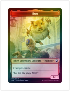 1x Boo Token, Foil, Commander Legends Baldur's Gate, Magic MTG NM - Picture 1 of 1