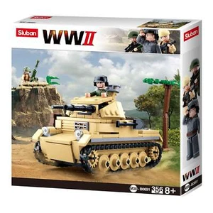 SLUBAN WWII Tank Panzer II 356pcs - Picture 1 of 1