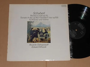RICARDO ODNOPOSOFF / EDUARD MRAZEK - Schubert Violine Klavier - LP Eterna - Picture 1 of 1