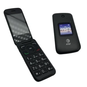 Alcatel Smartflip 4052R Phone Flip AT&T 4G Clamshell Seniors BIG Numbers Lock - Picture 1 of 11