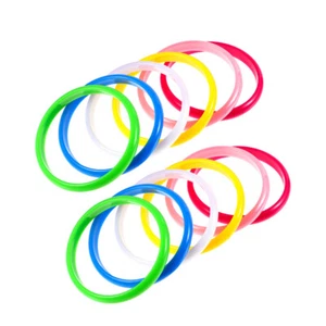 Braccialetti in plastica 12 pezzi per donna ragazzo ragazza abbigliamento casual - Foto 1 di 7