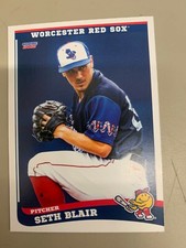 Seth Blair 2021 Worcester Red Sox Team Card
