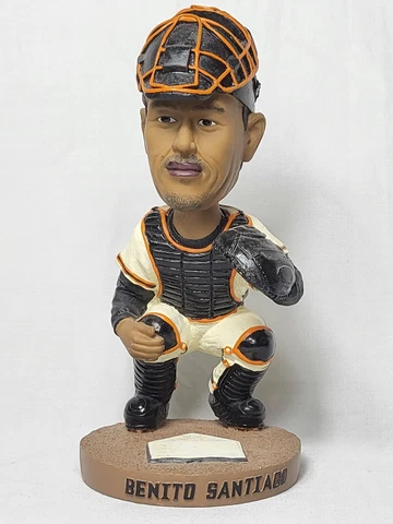 2003 San Francisco Giants Benito Santiago #33 Bobblehead SGA Bobble Dobbles Cover