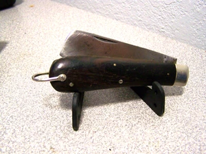 VINTAGE KUTMASTER UTICA NY USA WOOD SAILORS ROPE KNIFE KNIVES POCKET WW2 VIETNAM - Picture 1 of 10