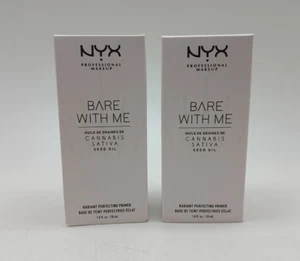 NYX Bare With Me Sativa Seed Primer 2 Pack - Radiant, Vegan, 1oz Each - Picture 1 of 2