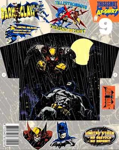BATMAN VS WOLVERINE MEGA ALL OVER PRINT AOP T SHIRT SIZES: S, M *SOLD OUT* - Picture 1 of 9