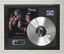 2 Pac Framed Black wood Legends Of Music Platinum LP Record Display 
