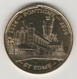A 2014 TOKEN MEDAILLE SOUVENIR MDP - 89 230 N°1 PONTIGNY ST EDME EGLISE - Imagen 1 de 2
