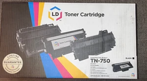Cartuccia toner alta resa LD TN-750 nuova sigillata compatibile con Brother TN-750 - Foto 1 di 2