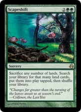 1x Scapeshift - Foil LP, English MTG Morningtide