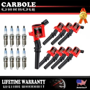 Tune-up Kit Spark Plugs and Coils Pack Set of 8 For 2000-2008 Ford F-150 4.6L V8 - Picture 1 of 19