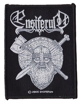 Ensiferum Patche Officiel écusson Licence Patch à Coudre Viking Pagan Metal • 4.79€