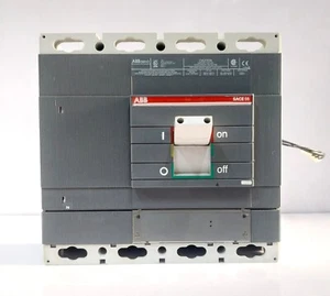 ABB S6H-D SACE S6 4 POLE CIRCUIT BREAKER SWITCH ON/OFF 800A 600V - Picture 1 of 8
