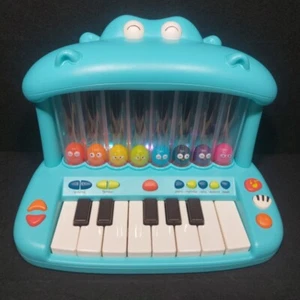 B. Toys Toy Piano for Kids Hippo Pop Air Sound Pipe Organ Sounds Learning Tool - Picture 1 of 23