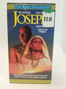The Bible Collection JOSEPH VHS Video Tape 2-Tape Set New Factory Sealed - Picture 1 of 6