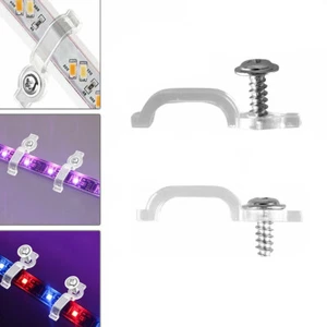 10-300x Led Light Clip Mounting Brackets Clips for 10mm Wide Light Strip - Picture 1 of 9