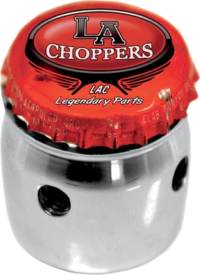 LA CHOPPERS LA-7608-01 Choke Knob - Bottle Cap 99-06 	Harley 883 Custom XLC - Image 1 of 2