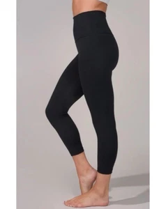 Yogalicious Lux Everyday Crop Tight Nero Nuovo con etichette $78 XS - 2 disponibili - Foto 1 di 11