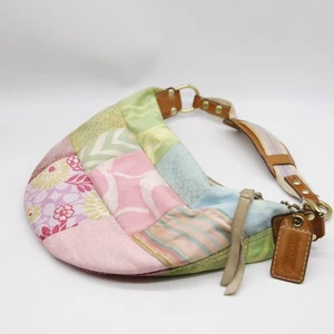 Coach Patchwork Design 2-Way Shoulder Bag Model Number A06Q-374 Canvas - Picture 1 of 8