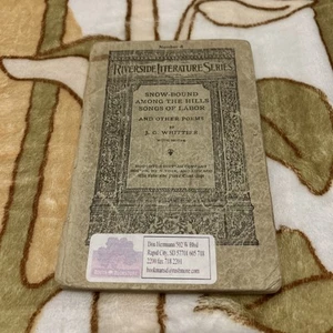Riverside Literature Series Number 4 J. G Whittier Estate Sale - Bild 1 von 14