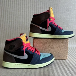 Nike Air Jordan 1 Retro Alto OG Zapatos Para Hombres Talla 9 Bio Hack Zapatilla 555088-201 - Imagen 1 de 19