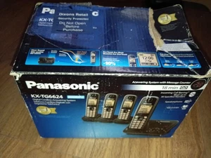 Panasonic KX-TG6624 Sistema di risposta telefono digitale senza fili 3 telefoni - Foto 1 di 9
