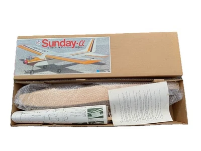 Vintage NOS Circus Hobbies Yoshioka  Sunday Alpha .19-25 Glow RTC RC Airplane - Image 1 of 4