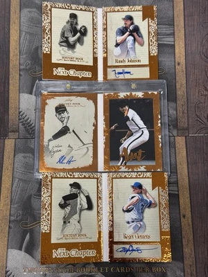 Libro de historia Leaf 2025 Next Chapter Randy Johnson: Roger Clemens: Nolan Ryan Foto 1 de 2