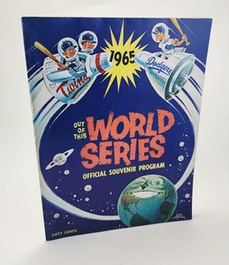 Vintage 1965 Twins VS Dodgers Out Of This World Series Official Souvenir Program - Picture 1 of 10