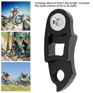 Bike Rear Derailleur Hanger Extension Extender Gear Tail Hook Cassette Adapter - Picture 1 of 10