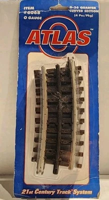  Atlas O Gauge O-36 1/4 Curve Track #6068 - Image 1 of 2
