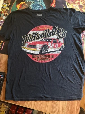 Men's Black Bill Elliott Million Dollar Bill T-Shirt - Image 1 of 2