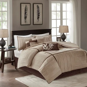 7 Piece California King Comforter Set - Picture 1 of 9