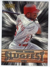 1996 Pinnacle Slugfest Reggie Sanders #12 of 18 Cincinnati Reds