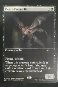 Deep-Cavern Bat- SCH #0033 - Near Mint Rare Store Championship Promo - Picture 1 of 1