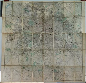 Antique maps, Davies's new map of the British Metropolis, 1886 - Picture 1 of 1
