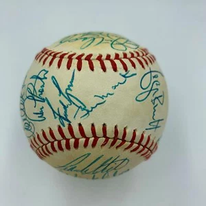 Beautiful 1982 All Star Game Team Signed Baseball Carl Yastrzemski JSA COA - Picture 1 of 10