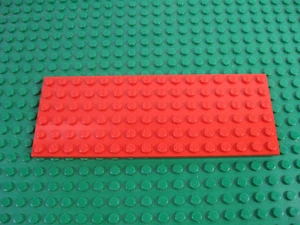 LEGO Red Plate años 70 6 x 16 juego de construcción universal Fabuland 347 330 810 722#3027 - Imagen 1 de 3