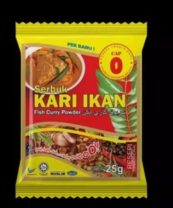 PACK 2in1 - CAP O 25g Rempah Kari Ikan & 25g Rempah Ayam & Daging (MIX) - Picture 1 of 2