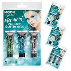 Mermaid Face & Body Glitter Multipack Colourful Shiny Festival Party Makeup 3pk