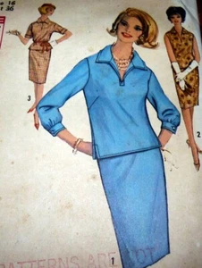 *Lovely VTG 1960s DRESS Sewing Pattern Size 16/36 - Picture 1 of 1
