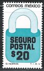pe323 Mexico Exporta versicherter Service postfrisch Papier 6; Sc#G28A Mc#40