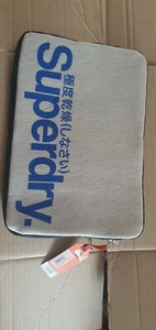 Superdry Ten Five 15" Laptop Sleeve Case cover pale marv/Everton blue Rrp£34.99 - Afbeelding 1 van 11