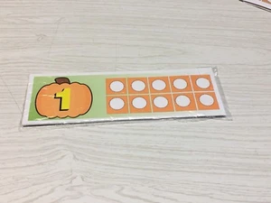 Halloween - Pumpkin Ten-Frames - Laminated Activity Set - Teaching Supplies - Picture 1 of 7