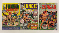 JUNGLE ADVENTURES #1 TO 3 (FULL SET). MARCH TO JUNE 1971. SKYWALD COMICS. VF-.