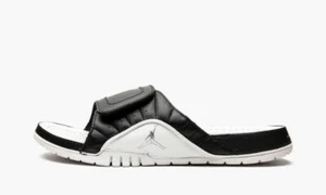Nike Jordan Hydro V 5 Premier Slide Retro 12 Playoffs Taxi schwarz weiß Sandalen - Bild 1 von 12