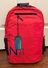 New Men Nautica Backpack School Work Shoulder Bag Red Laptop Slot MSRP $60